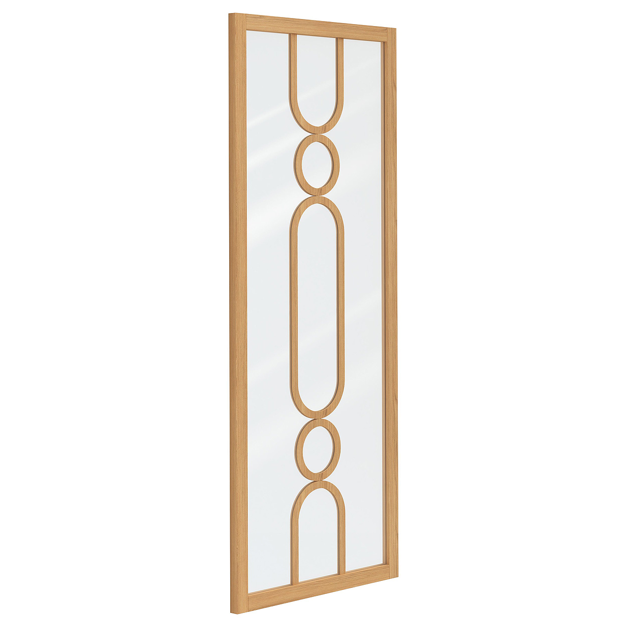 Binnendeur Skantrae SSL 14823 Blank Glas Natural Oak